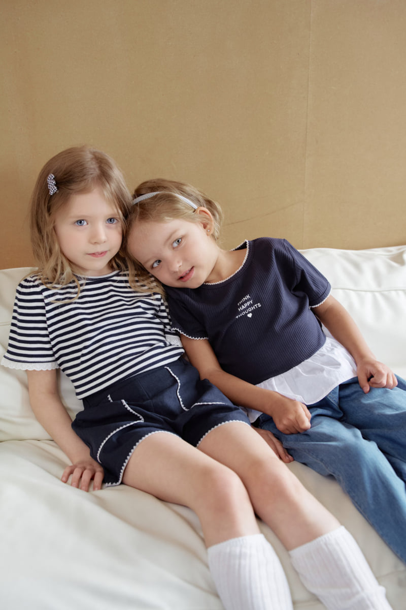 Momo Ann - Korean Children Fashion - #fashionkids - Windy Frill Tee - 7