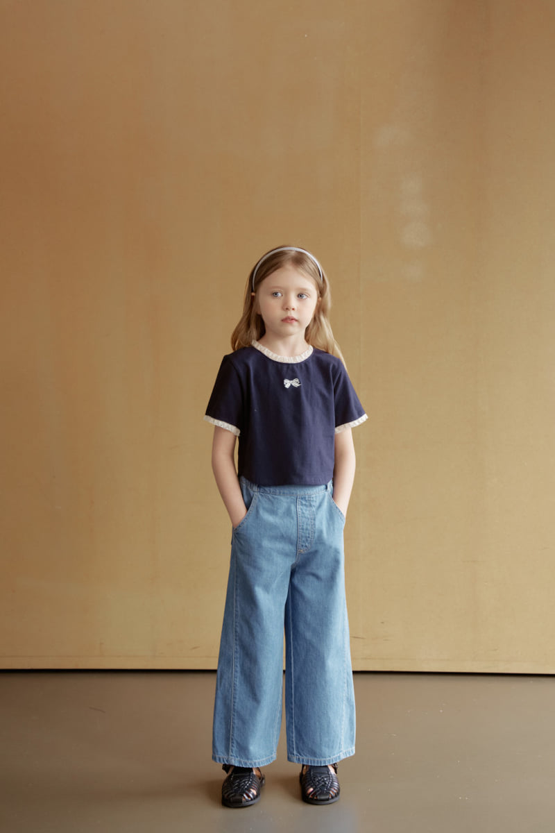 Momo Ann - Korean Children Fashion - #toddlerclothing - Curved Pants - 3