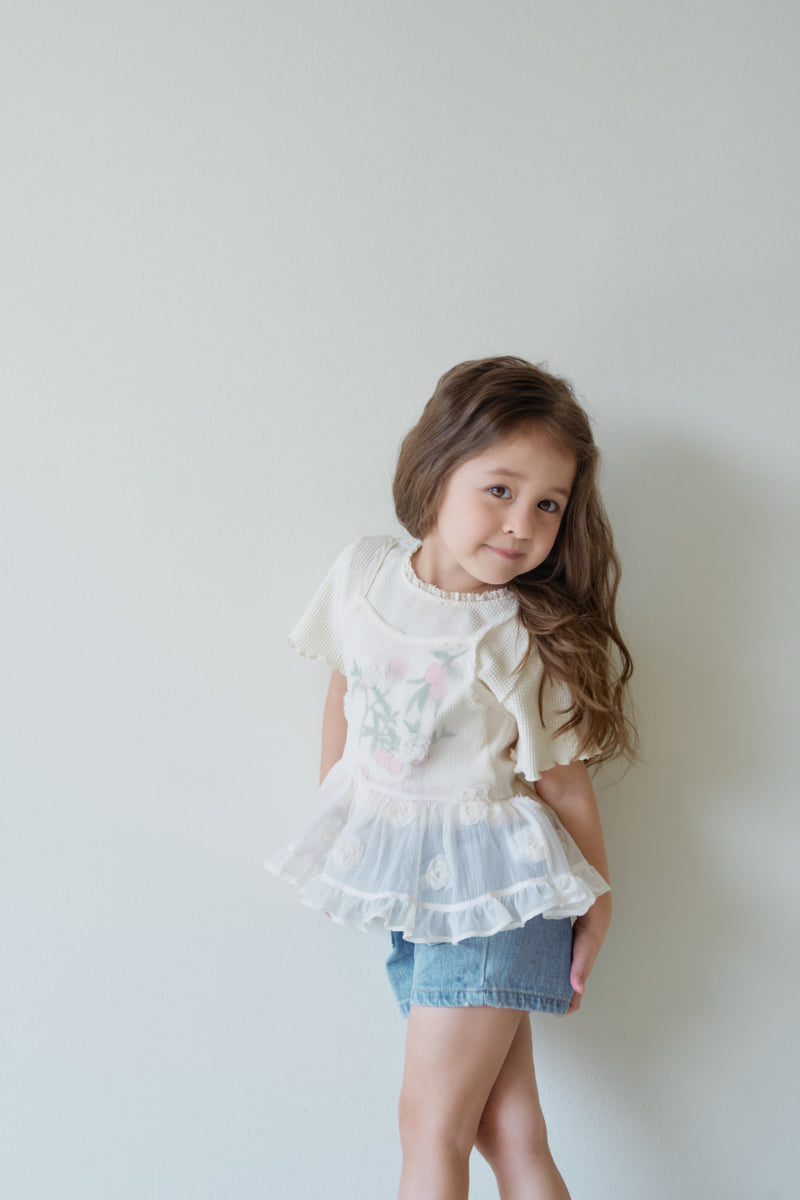 Momo Ann - Korean Children Fashion - #toddlerclothing - Rose Strap One-piece - 8