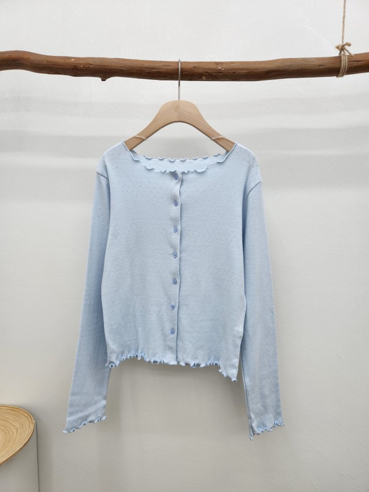 Most - Korean Women Fashion - #womensfashion - Punching Cardigan - 4