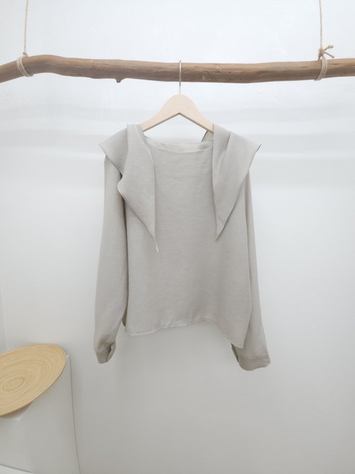 Most - Korean Women Fashion - #momslook - Scarf Blouse - 3