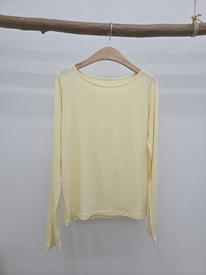Most - Korean Women Fashion - #womensfashion - Boat Neck Tee - 4