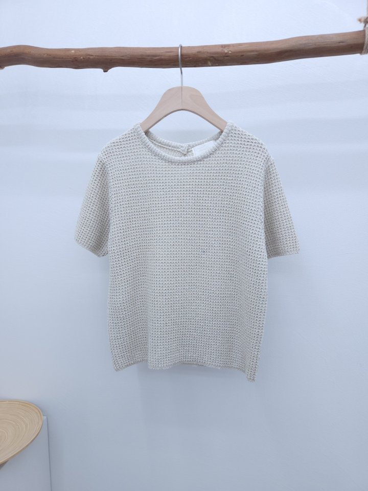 Most - Korean Women Fashion - #momslook - Cami Short Sleeve Knit - 3