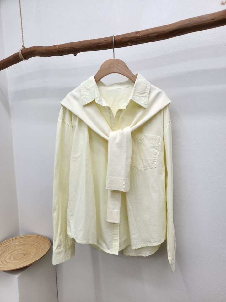 Most - Korean Women Fashion - #shopsmall - Begin Shirt Set - 3