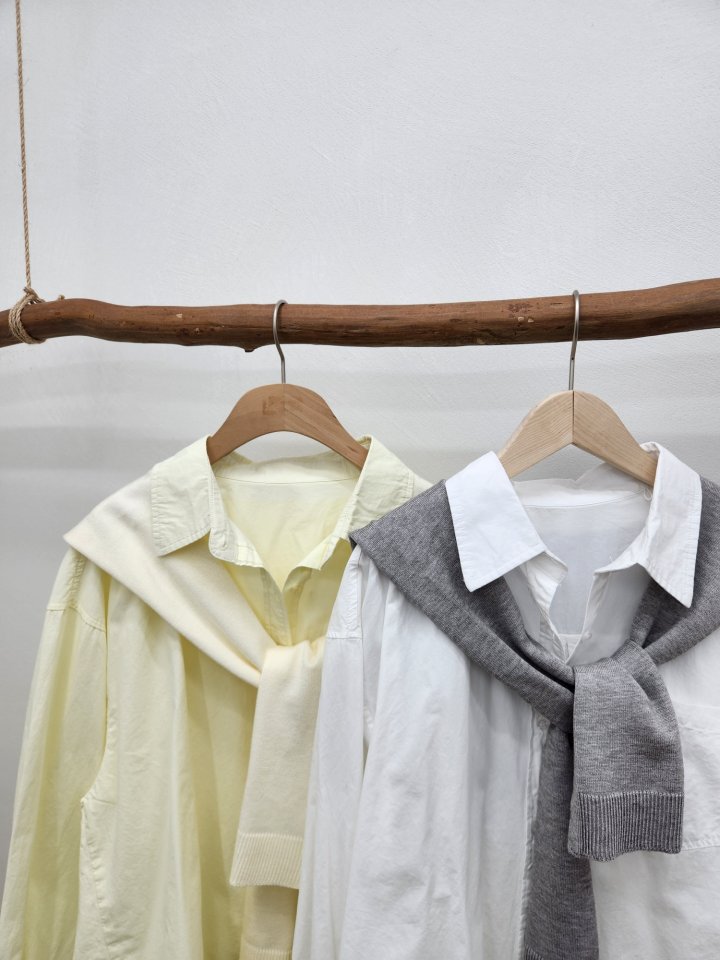 Most - Korean Women Fashion - #shopsmall - Begin Shirt Set - 4