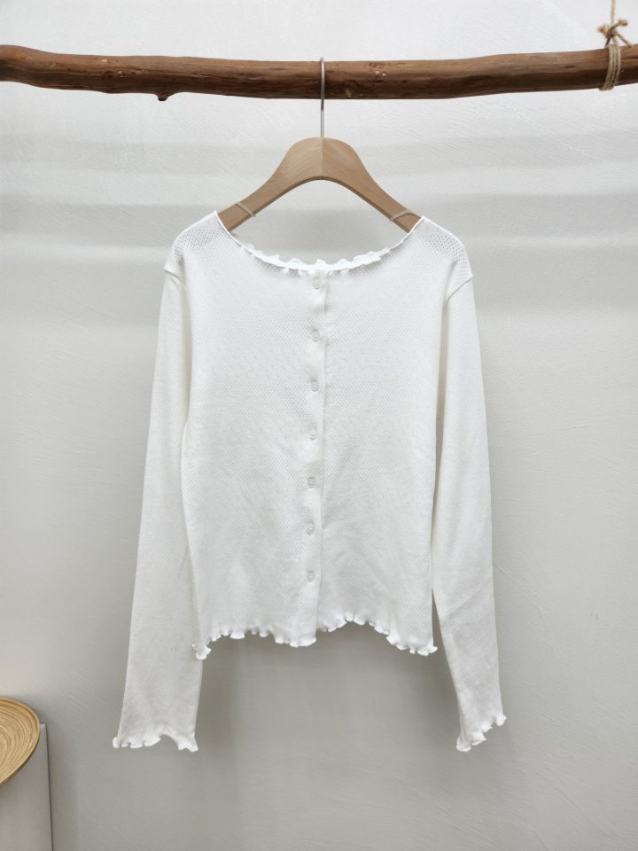 Most - Korean Women Fashion - #womensfashion - Punching Cardigan - 3