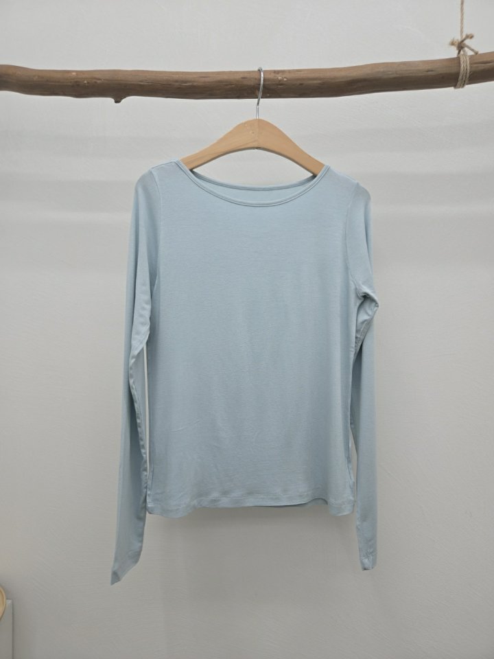 Most - Korean Women Fashion - #womensfashion - Boat Neck Tee - 3