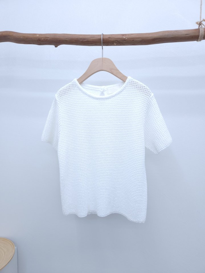Most - Korean Women Fashion - #momslook - Cami Short Sleeve Knit - 4