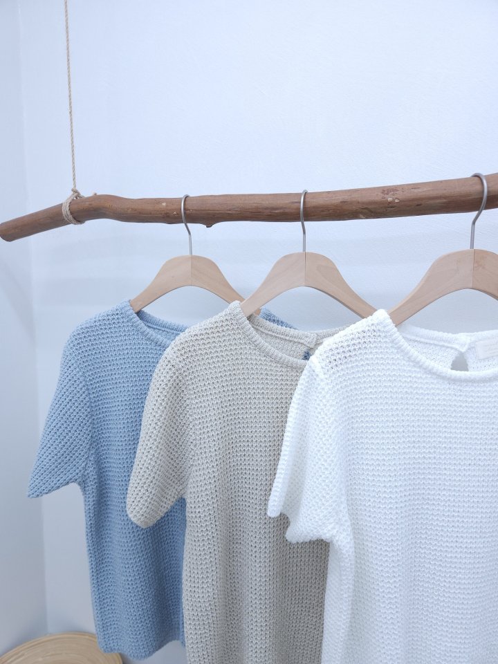 Most - Korean Women Fashion - #womensfashion - Cami Short Sleeve Knit - 6