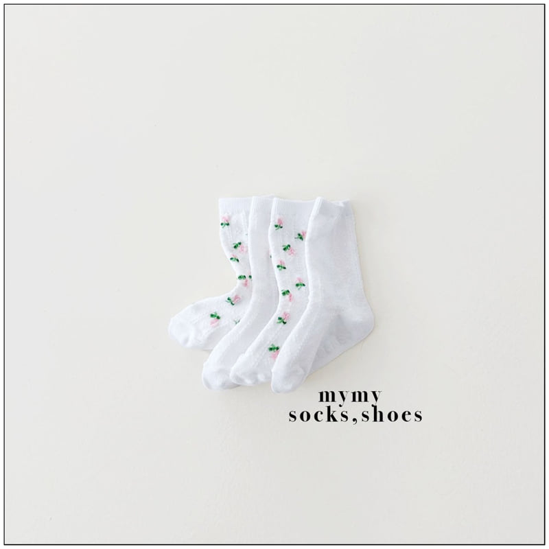 My Socks - Korean Children Fashion - #kidzfashiontrend - Strawberry Set - 5