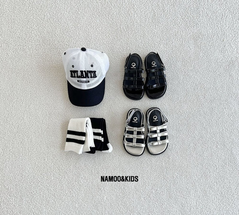 Namoo & Kids - Korean Children Fashion - #Kfashion4kids - Lora Ribbon Platform Sandals