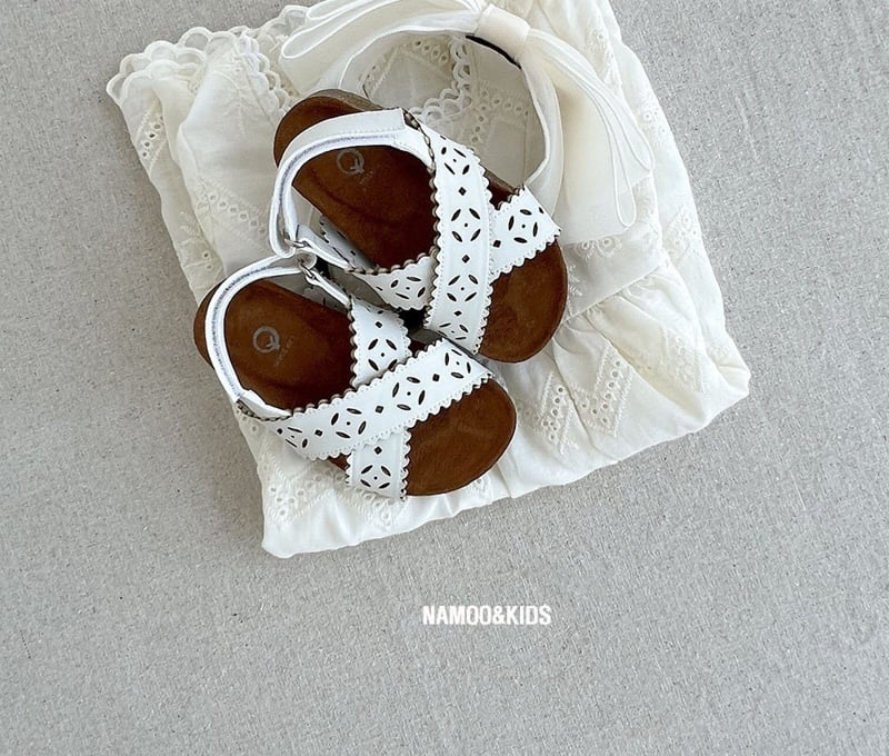 Namoo & Kids - Korean Children Fashion - #stylishchildhood - Cream Sandals - 4