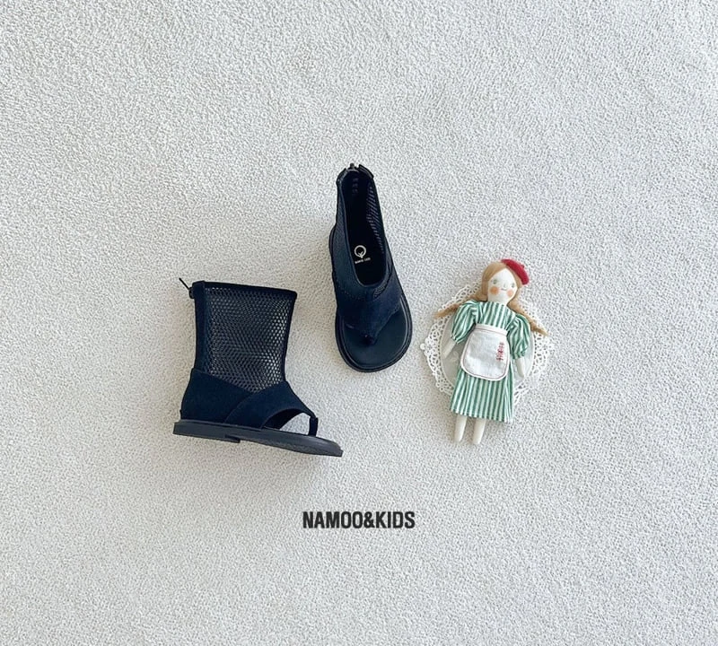 Namoo & Kids - Korean Children Fashion - #childofig - Mint Choco Mesh Boots - 8
