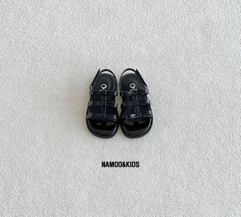 Namoo & Kids - Korean Children Fashion - #childofig - Lora Ribbon Platform Sandals - 7