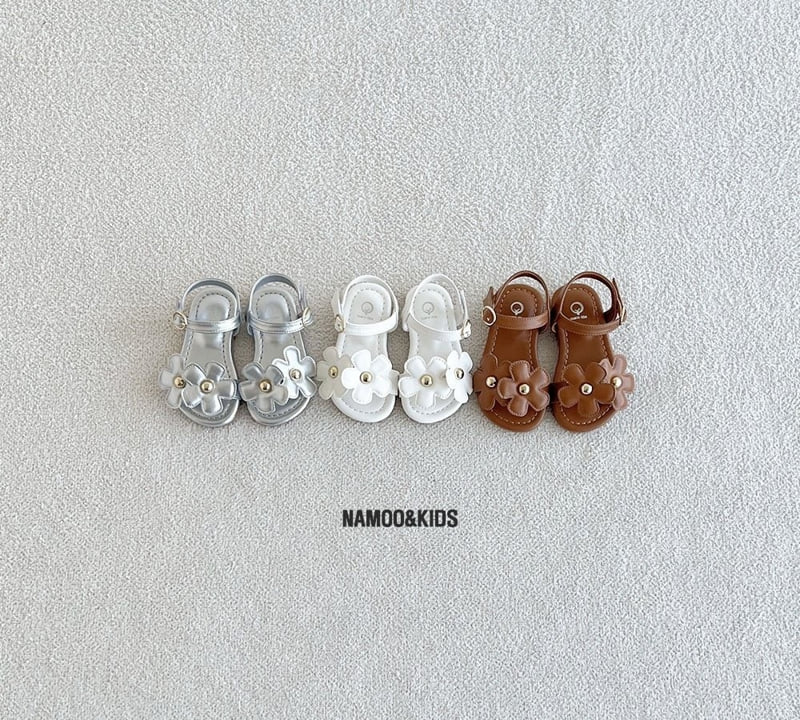 Namoo & Kids - Korean Children Fashion - #childrensboutique - Soda Flower Sandals