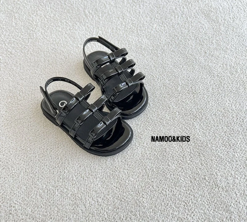 Namoo & Kids - Korean Children Fashion - #designkidswear - Lora Ribbon Platform Sandals - 9