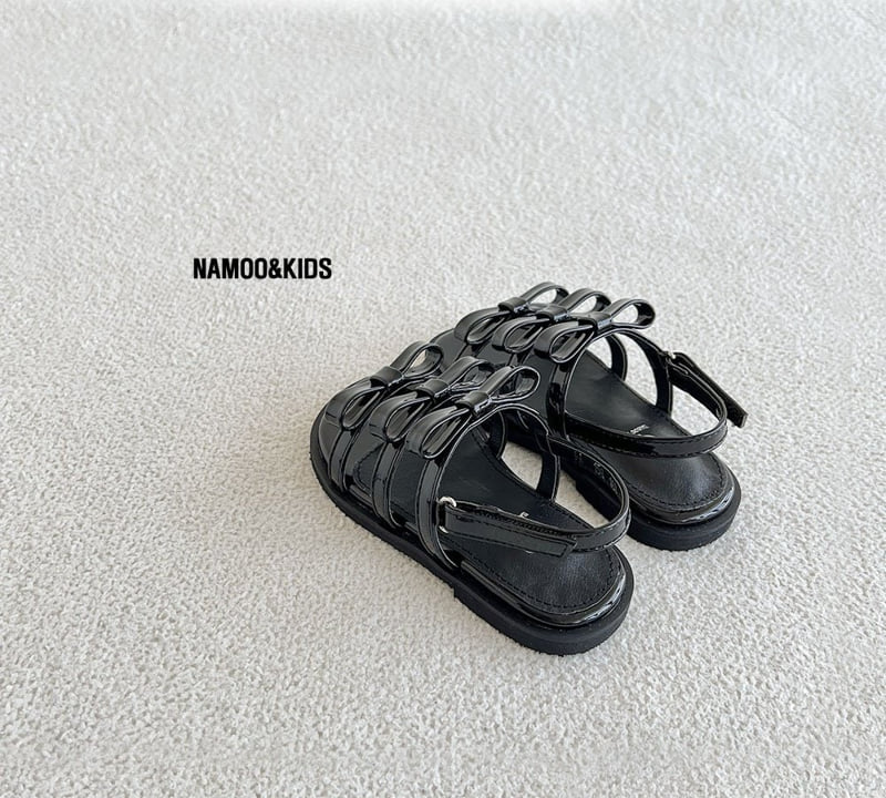 Namoo & Kids - Korean Children Fashion - #discoveringself - Lora Ribbon Platform Sandals - 10