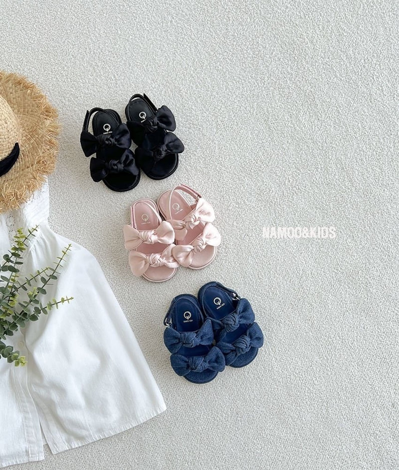Namoo & Kids - Korean Children Fashion - #kidsstore - Soy Ribbon Sandals - 11