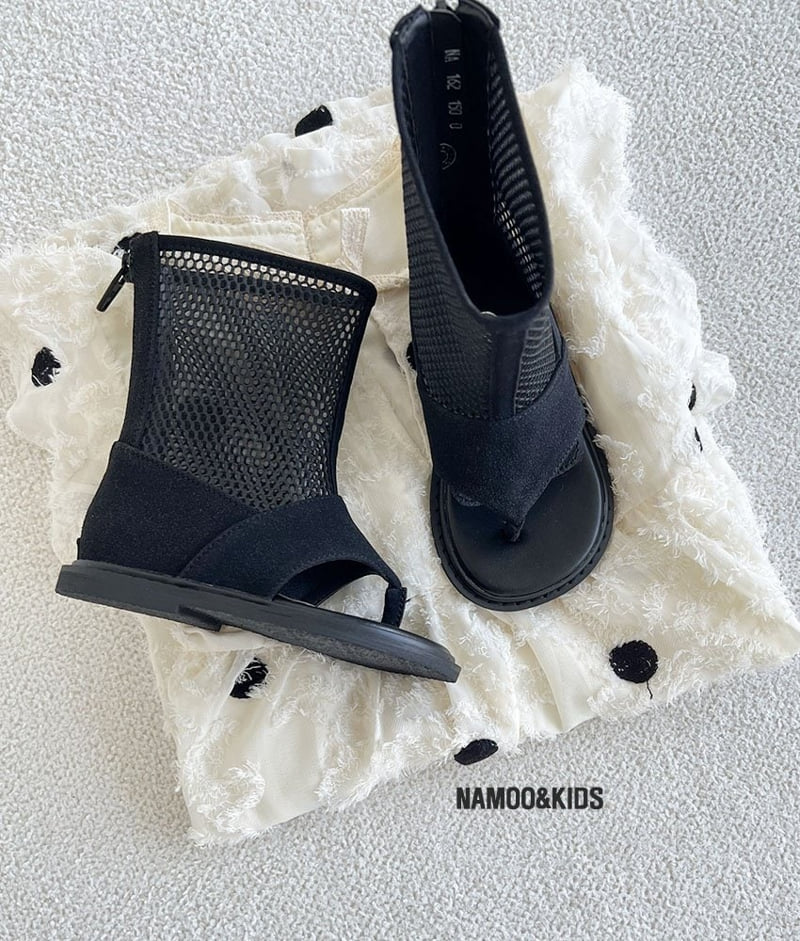 Namoo & Kids - Korean Children Fashion - #kidsstore - Mint Choco Mesh Boots