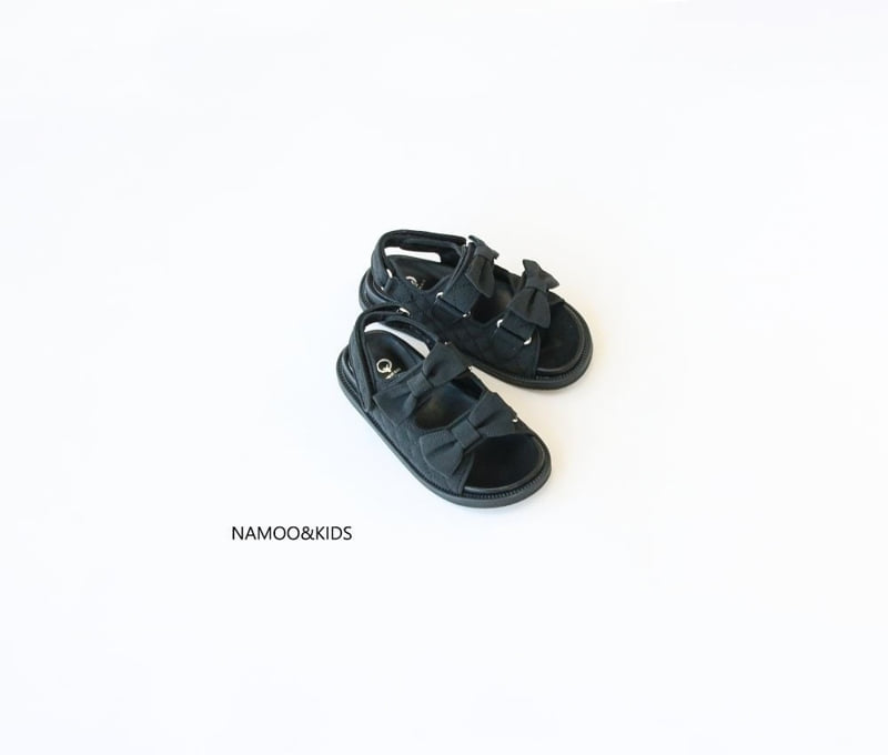 Namoo & Kids - Korean Children Fashion - #kidzfashiontrend - Cami Ribbon Velcro Sandals - 3