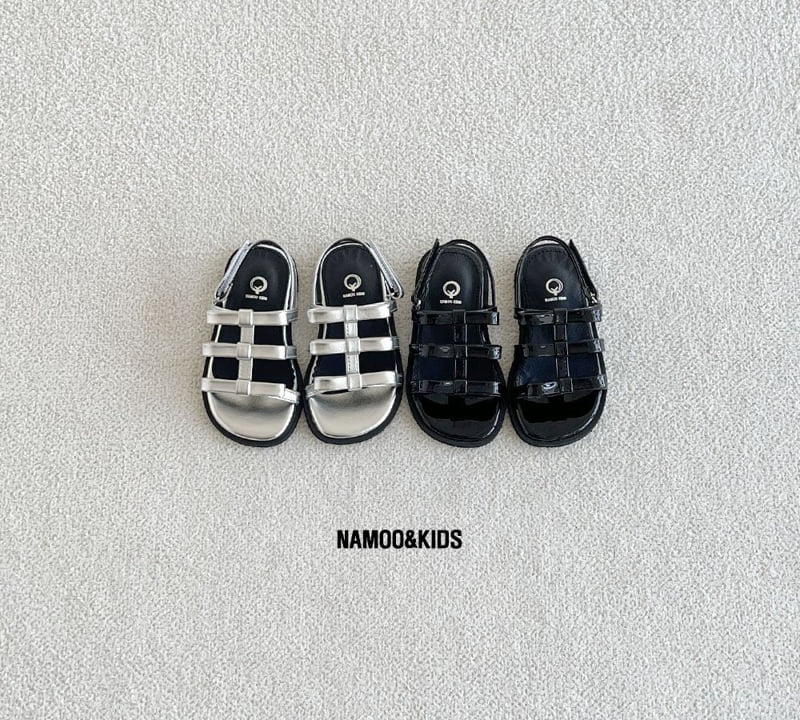 Namoo & Kids - Korean Children Fashion - #littlefashionista - Lora Ribbon Platform Sandals - 2