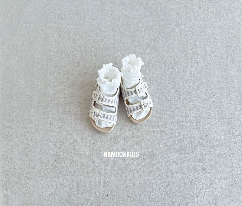 Namoo & Kids - Korean Children Fashion - #magicofchildhood - Check Birken Sandals - 8