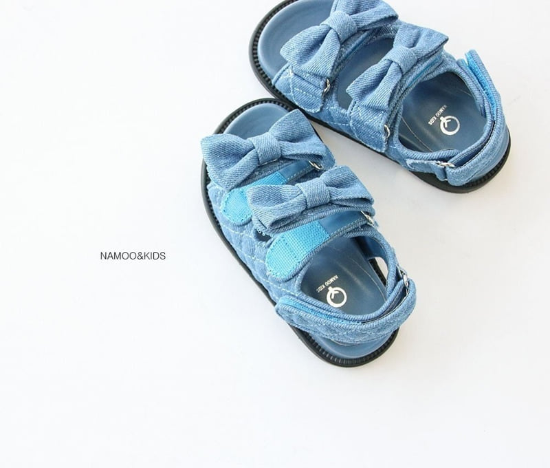 Namoo & Kids - Korean Children Fashion - #magicofchildhood - Cami Ribbon Velcro Sandals - 6