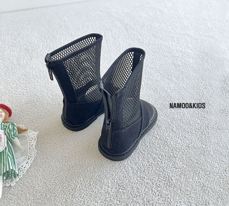 Namoo & Kids - Korean Children Fashion - #minifashionista - Mint Choco Mesh Boots - 6