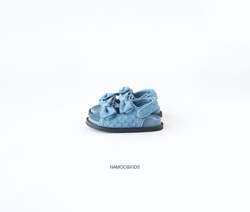 Namoo & Kids - Korean Children Fashion - #minifashionista - Cami Ribbon Velcro Sandals - 7