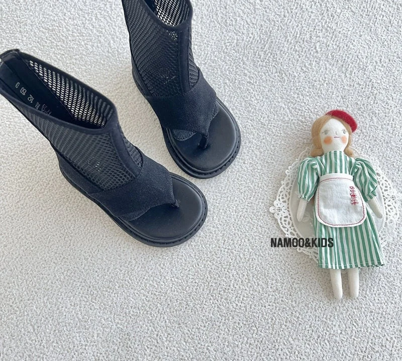 Namoo & Kids - Korean Children Fashion - #prettylittlegirls - Mint Choco Mesh Boots - 7