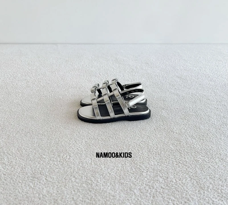 Namoo & Kids - Korean Children Fashion - #prettylittlegirls - Lora Ribbon Platform Sandals - 5