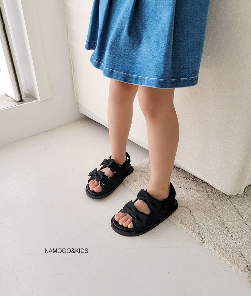 Namoo & Kids - Korean Children Fashion - #stylishchildhood - Cami Ribbon Velcro Sandals - 11
