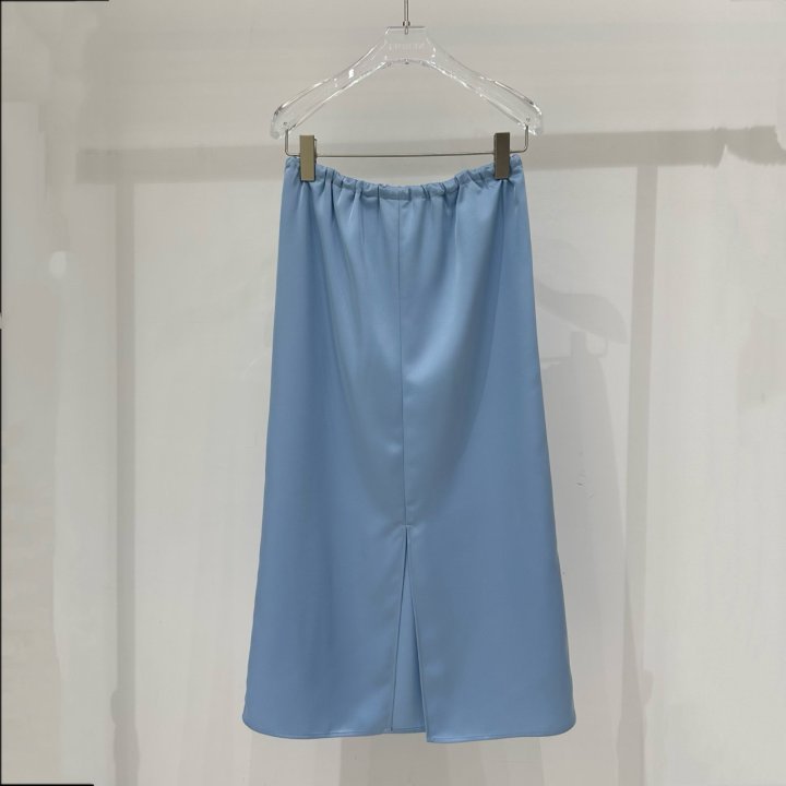 Neroli36 - Korean Women Fashion - #momslook - Color Satin Skirt - 3
