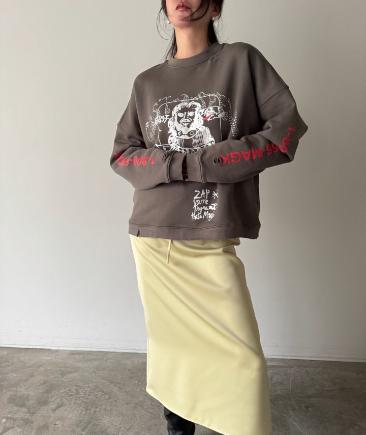 M Hotfix Vintage Sweatshirt by Neroli36 for Women - view 12