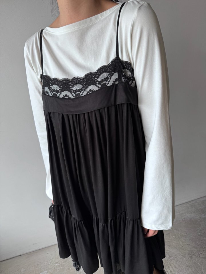 Neroli36 - Korean Women Fashion - #momslook - Eco Asymmetric Tee - 9