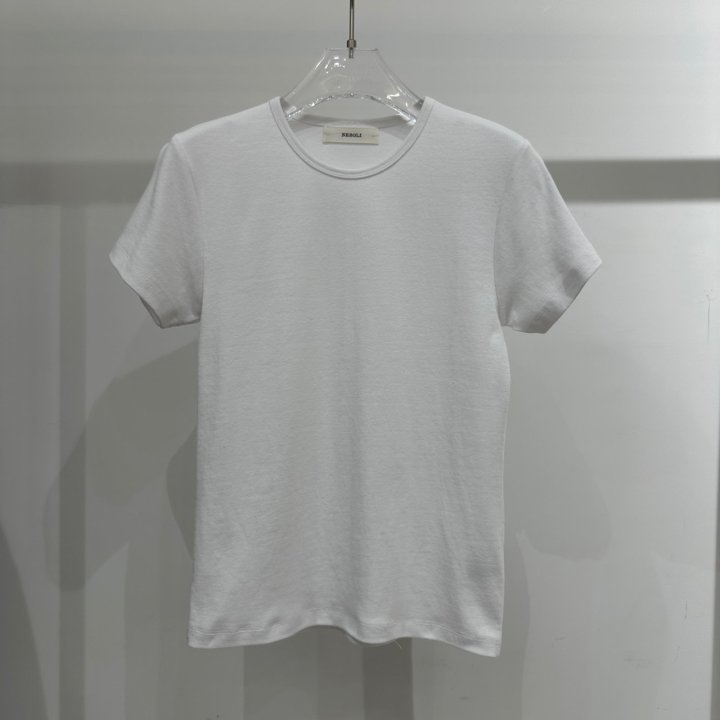 Neroli36 - Korean Women Fashion - #momslook - Jella Short-Sleeve Tee - 2