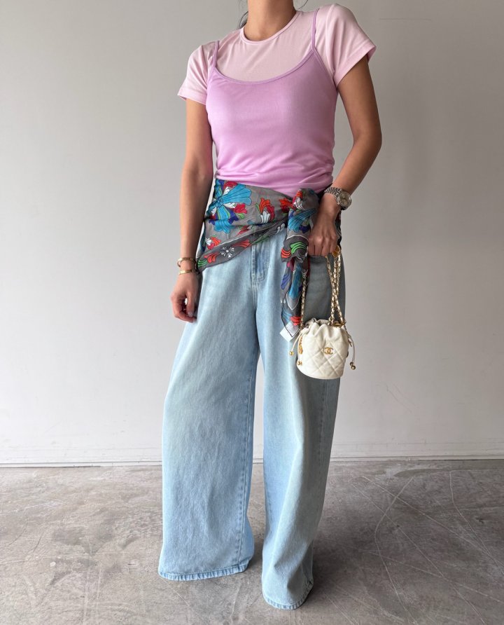 Neroli36 - Korean Women Fashion - #momslook - Jella Short-Sleeve Tee - 9