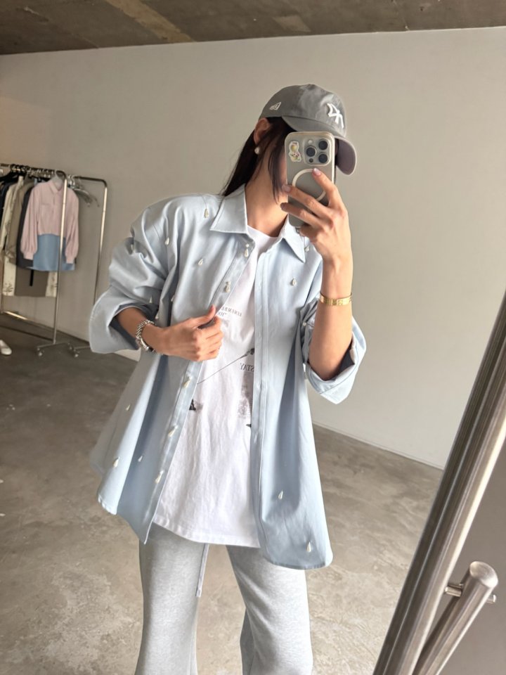 Neroli36 - Korean Women Fashion - #momslook - H Girls Tee - 6
