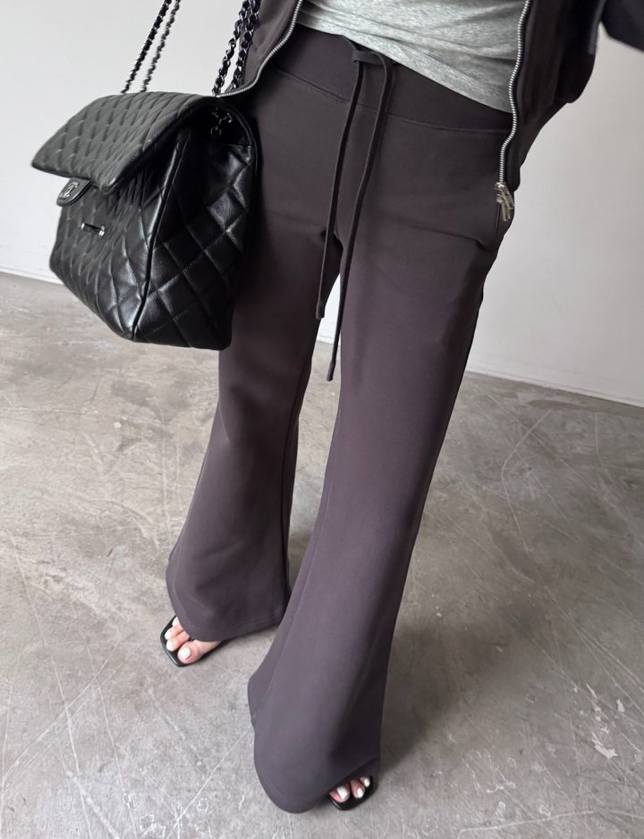 Neroli36 - Korean Women Fashion - #momslook - M Heavy Bootcut Pants - 11