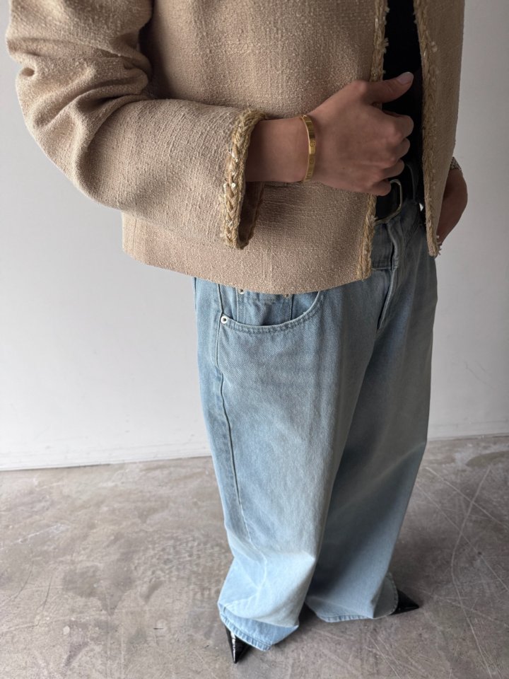 Neroli36 - Korean Women Fashion - #momslook - Double Denim Pants - 10