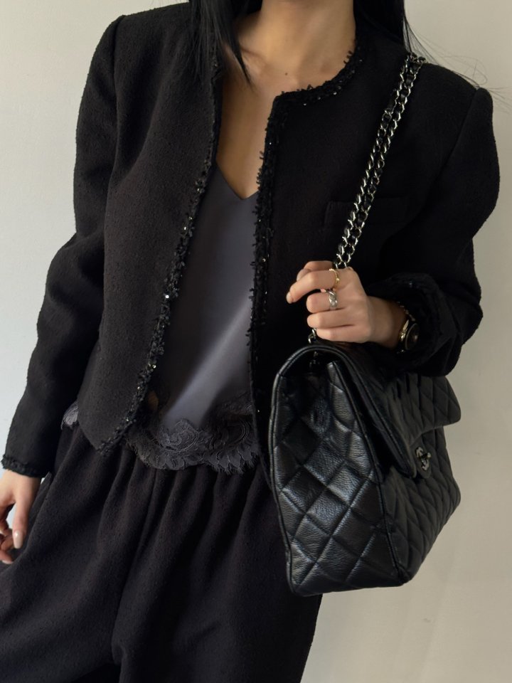 Neroli36 - Korean Women Fashion - #momslook - H Bling Jacket - 6