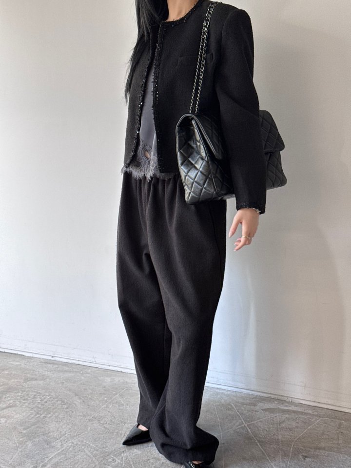 Neroli36 - Korean Women Fashion - #momslook - H Bling Jacket - 8