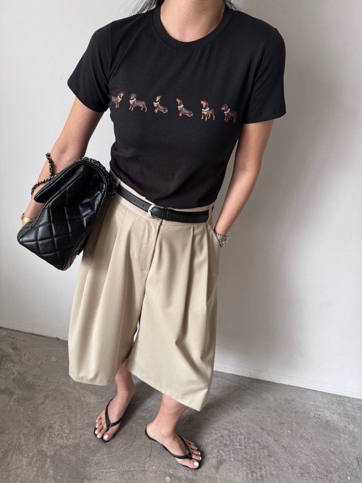 Neroli36 - Korean Women Fashion - #momslook - H Hunt Tee - 10