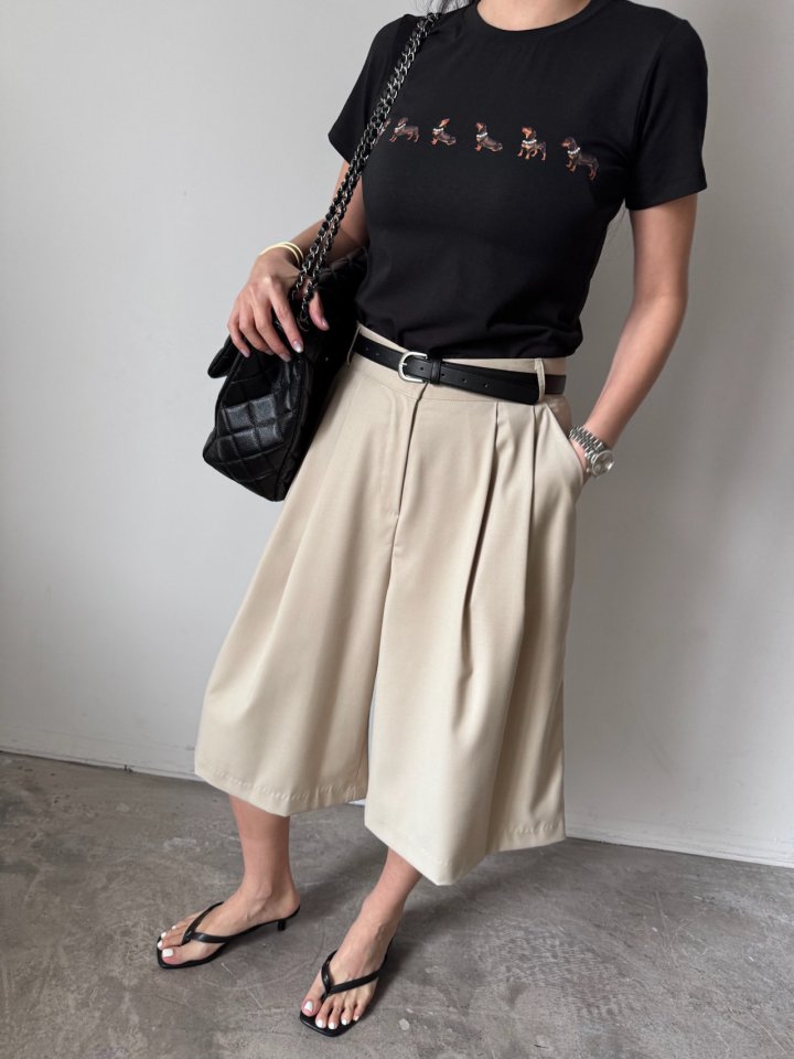 Neroli36 - Korean Women Fashion - #momslook - H Hunt Tee - 12