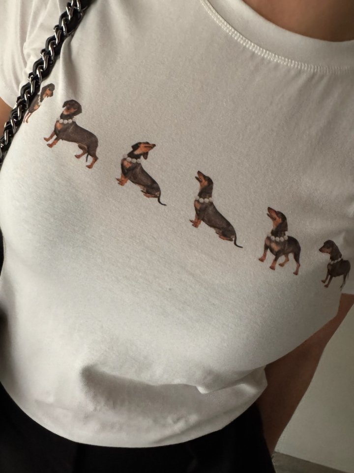 Neroli36 - Korean Women Fashion - #momslook - H Hunt Tee - 8