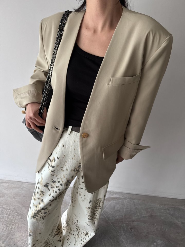 Neroli36 - Korean Women Fashion - #momslook - Leopard Denim Pants - 10