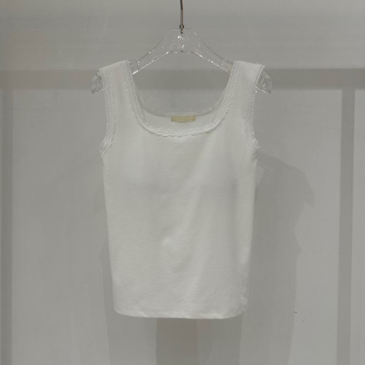 Neroli36 - Korean Women Fashion - #restrostyle - H Bra Cup Sleeveless Top - 2