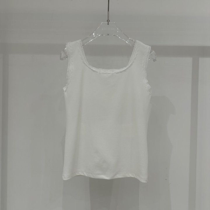 Neroli36 - Korean Women Fashion - #romanticstyle - H Bra Cup Sleeveless Top - 3