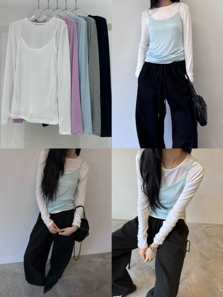 Neroli36 - Korean Women Fashion - #thatsdarling - Layered Tee - 6