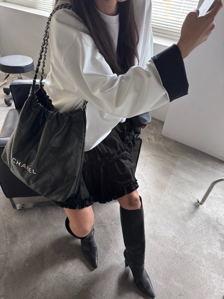 Neroli36 - Korean Women Fashion - #thelittlethings - H Tiered Skirt - 9